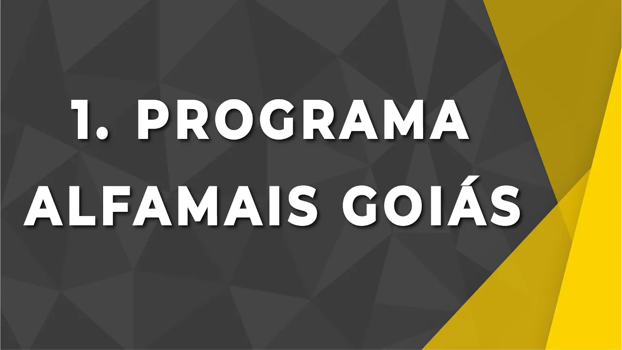 Programa Alfamais Goiás